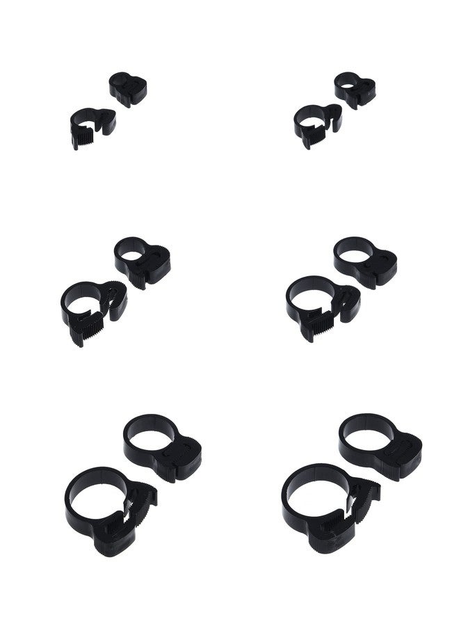 ALEGI Reef Aquarium Nylon Hose Clamps Set, 8.1-32.5mm Plastic Snap Clamps Kit (Black Nylon Hose Clamps 36pack) - Image 3